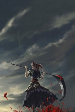 Fantasy Girl With Scythe