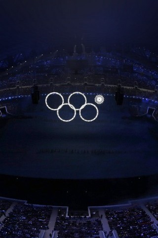 Sochi Olympics Flag Circles Sign IPhone 5