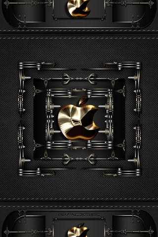 Apple Black And Gold