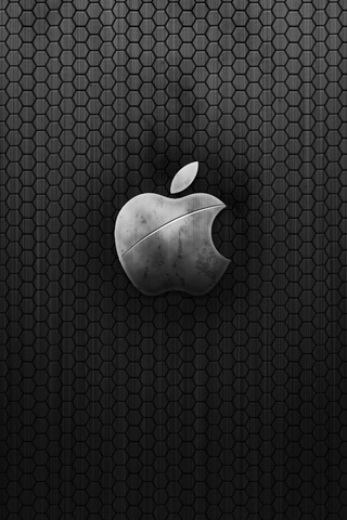 Logo d'Apple en métal