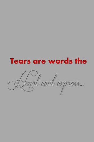 Lágrimas são palavras