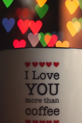 Kocham Cię bardziej niż kawę