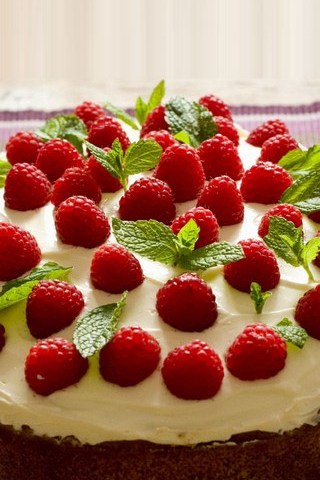 Strawberry Cake Wallpaper - Download to your mobile from PHONEKY
