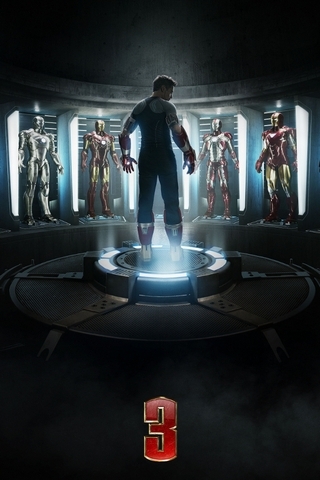 Plakat Iron Man 3 zwiastuna