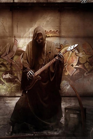 Death Odtwarza gitarę