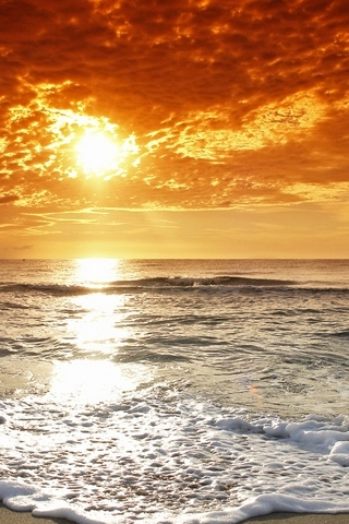 Sunset In Ocean
