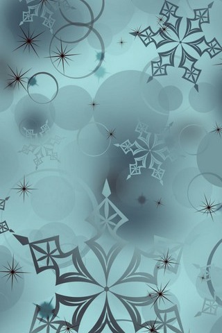 Arte digital de copos de nieve