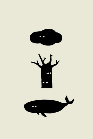 Fish, Tree, Cloud