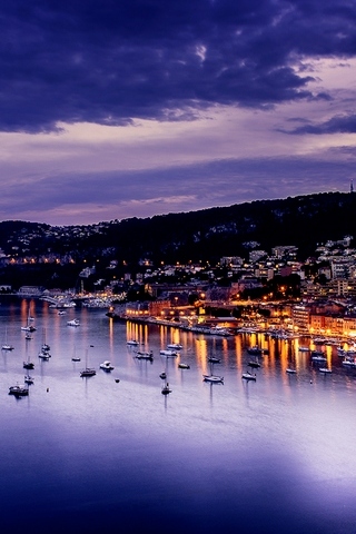 Purple Sunset Ville Franche