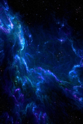 Blue Clouds Outer Space