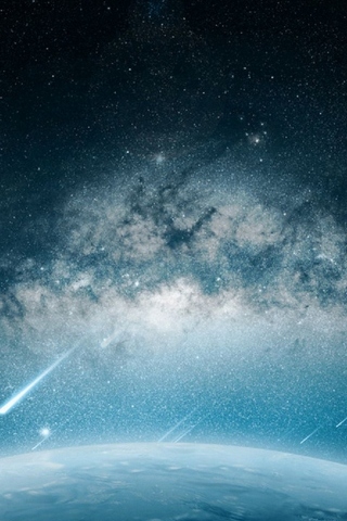 Space Meteorite Planet