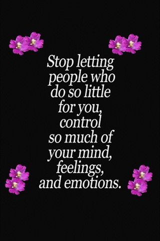 Stop Letting People