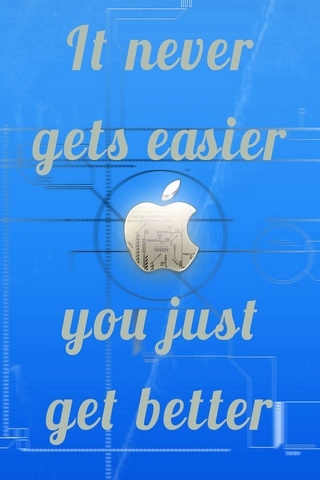 It Never Gets Easier, You Just Get Better