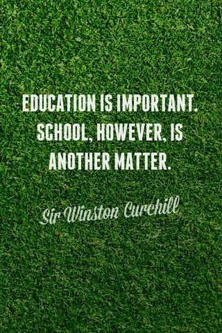 Education Is Another Matter