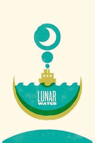 Vintage Luna Sea Water