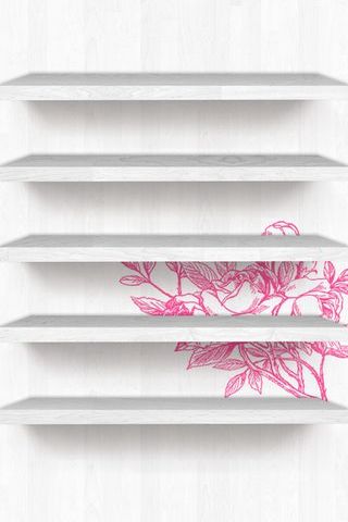 White Sakura Shelf