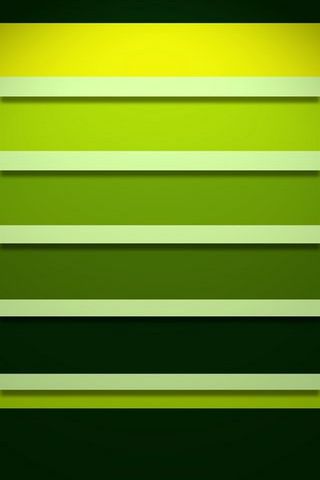 Green Stripy Shelves