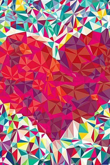 Heart Shape Colorfull