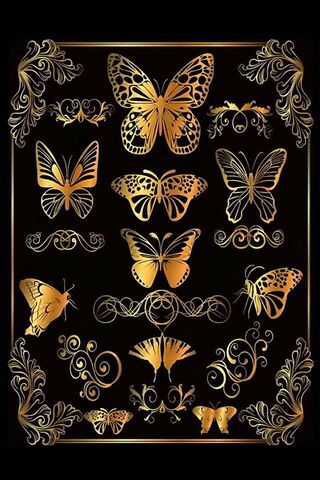 Golden Butterflies