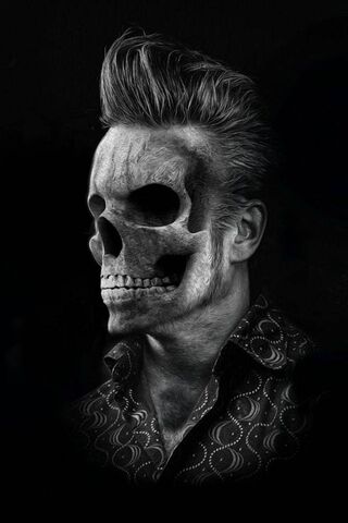 Eerie Elegance: The Skull Within