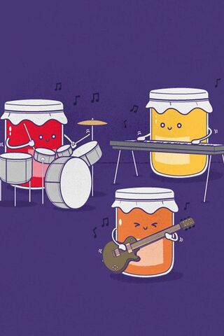 Jammin' Jars: The Sweetest Band in Town! 🎶🍓🍯