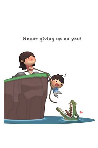 Hold On Tight! 🐊❤️