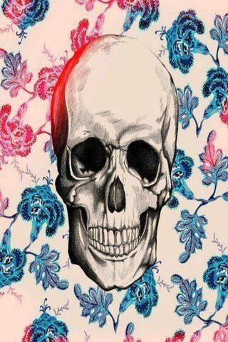 Blooms and Bones: A Floral Skull Fantasy 🌸💀
