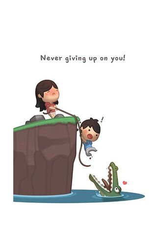 Hold On Tight! 🐊❤️