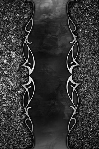 Elegant Metal Fusion: A Dance of Shadows and Light