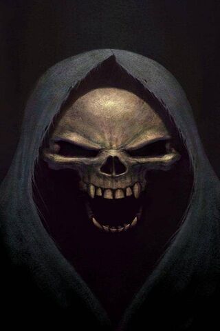 The Grim Guardian: A Haunting Presence