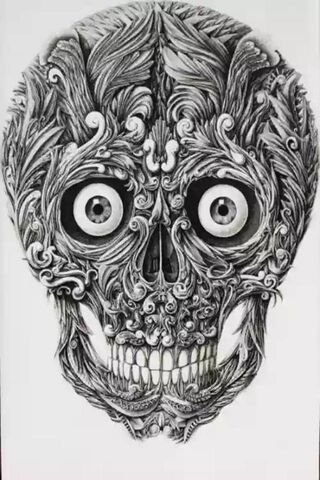 Intricate Elegance: The Art of the Skull 💀✨