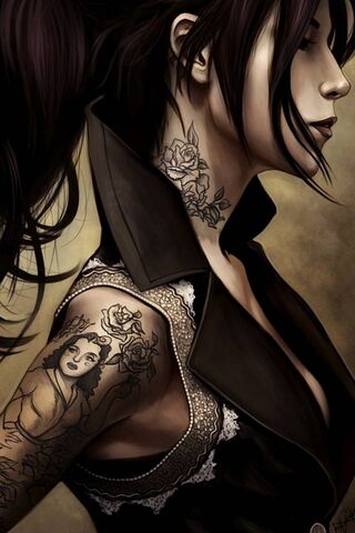 Tattooed Cgi Woman