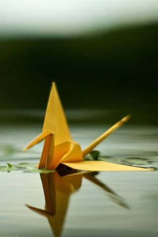 Golden Elegance: The Art of Origami