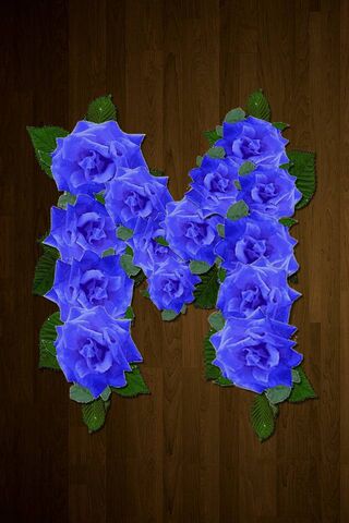 Majestic Blooms: The Letter M