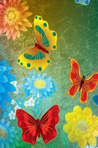 Whimsical Wings: A Dance of Color