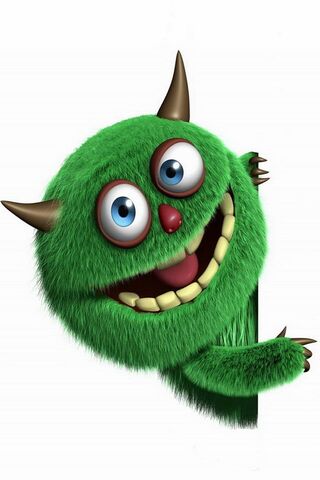 Phoneky Fond D Ecran De Mignon Vert Drole Hd