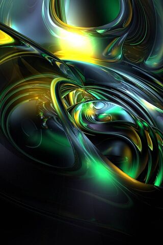 3D Green Wallpaper - Download to your mobile from PHONEKY