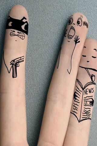 The Finger Heist: A Playful Capers