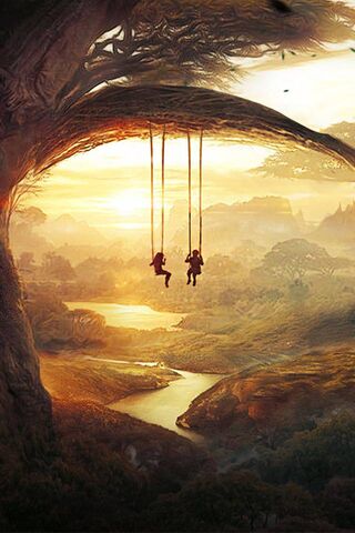 Swinging into Serenity 🌅