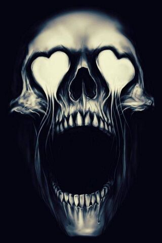 Heartfelt Shadows: The Skull of Emotions 💀❤️