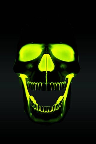 Neon Glow: The Skull of..