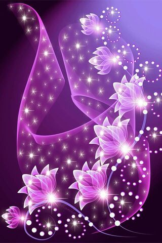 Luminous Petals: A Dance of Light