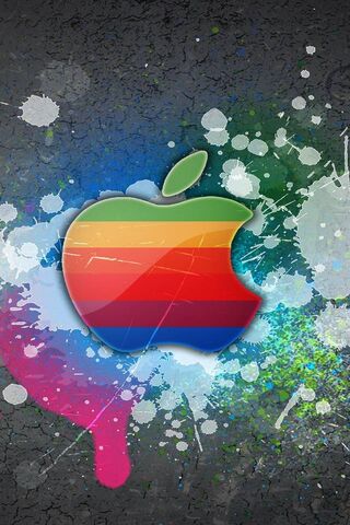 Colorful Apple Splash: A Vibrant Tribute to Innovation 🍏🎨