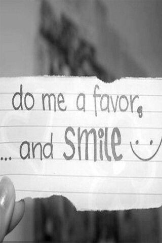 A Simple Request: Just Smile! 😊