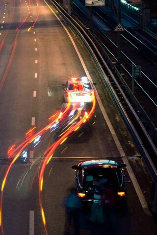 Highway At Night