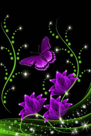 Whimsical Blooms and Butterflies 🌸🦋