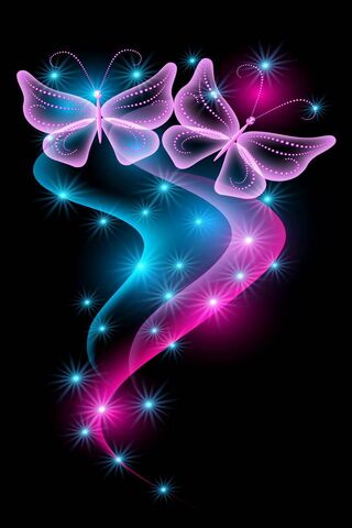 Neon Butterflies