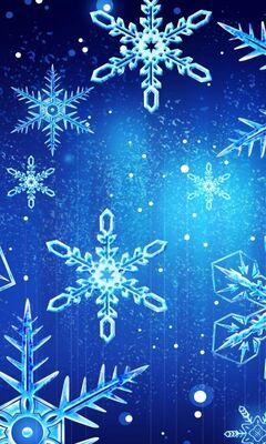 Neon Snowflakes Wallpaper - Download to your mobile from PHONEKY