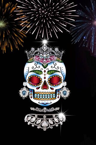 Glamorous Sugar Skull Celebration 🎉👑