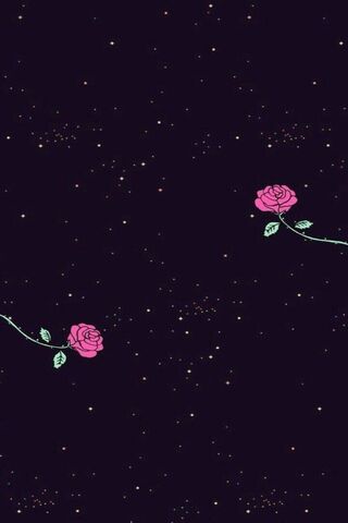 Cosmic Blooms: Roses in..